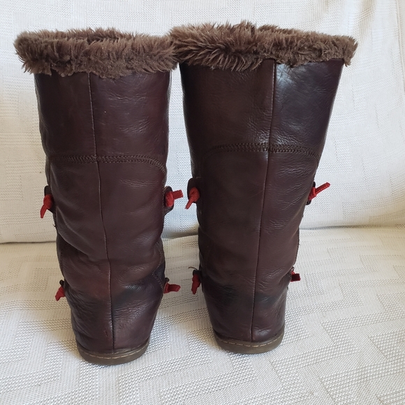 *SOLD* Camper Peu Brown Mid Height Lined Leather Boots Size EU 38 - Picture 4 of 7